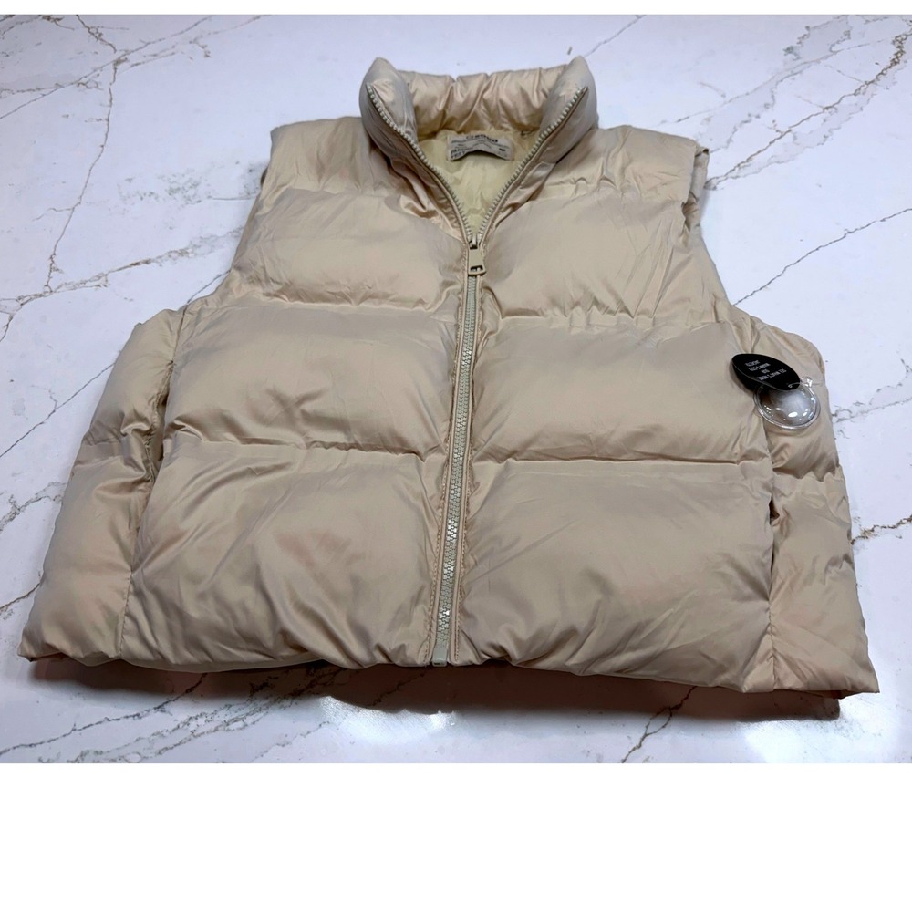 CISONO Padded Vest Khaki Lightweight Wind Resistant Cozy Size L‎ NEW